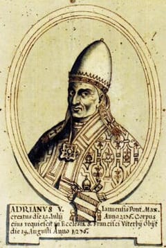How Did Adrian V Become Pope Without Being a Priest?