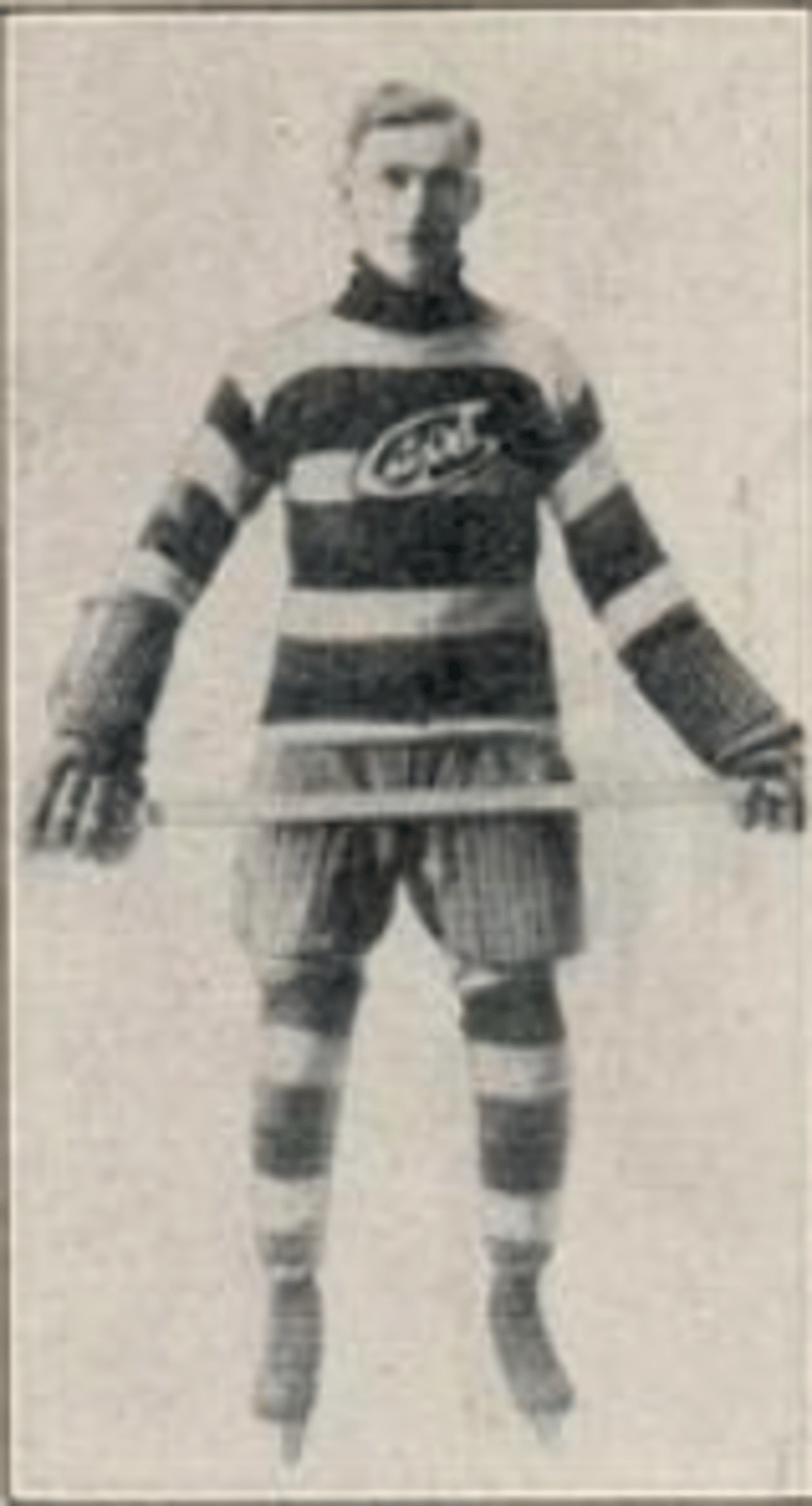 1924-26 Paulin Chambers card of Irvin of Regina Capitals