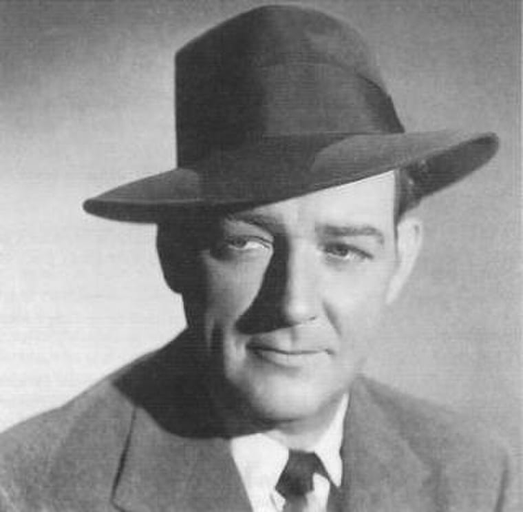 Publicity photo of Gargan for the radio series Martin Kane, Private Eye, 1949–1952