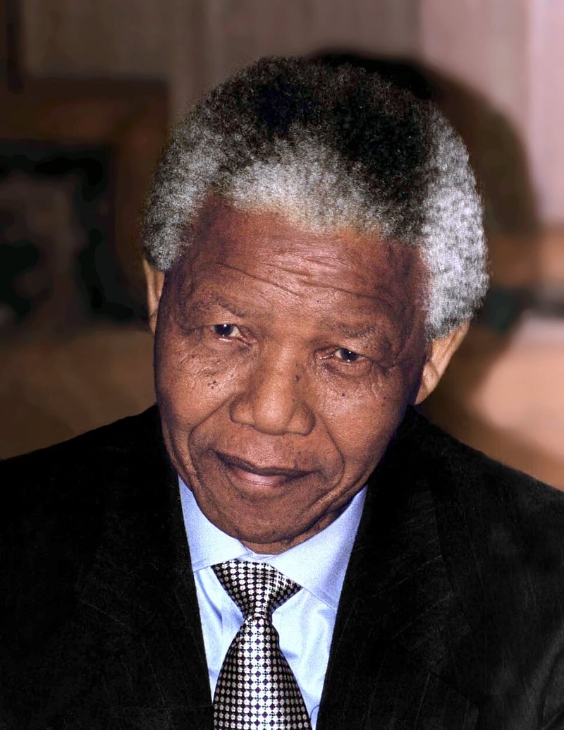 Nelson Mandela is inaugurated as South Africa's first black president.