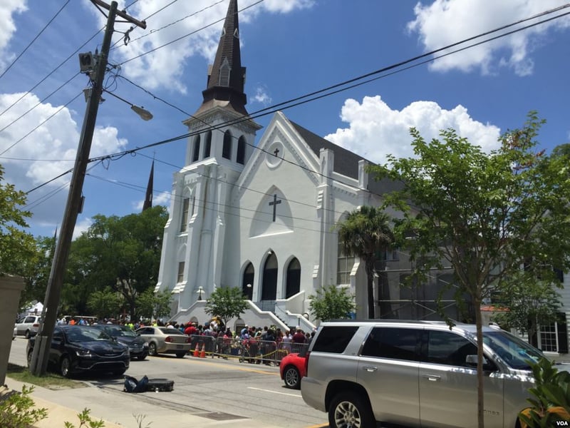 Nine people are killed in a mass shooting at Emanuel African Methodist Episcopal
