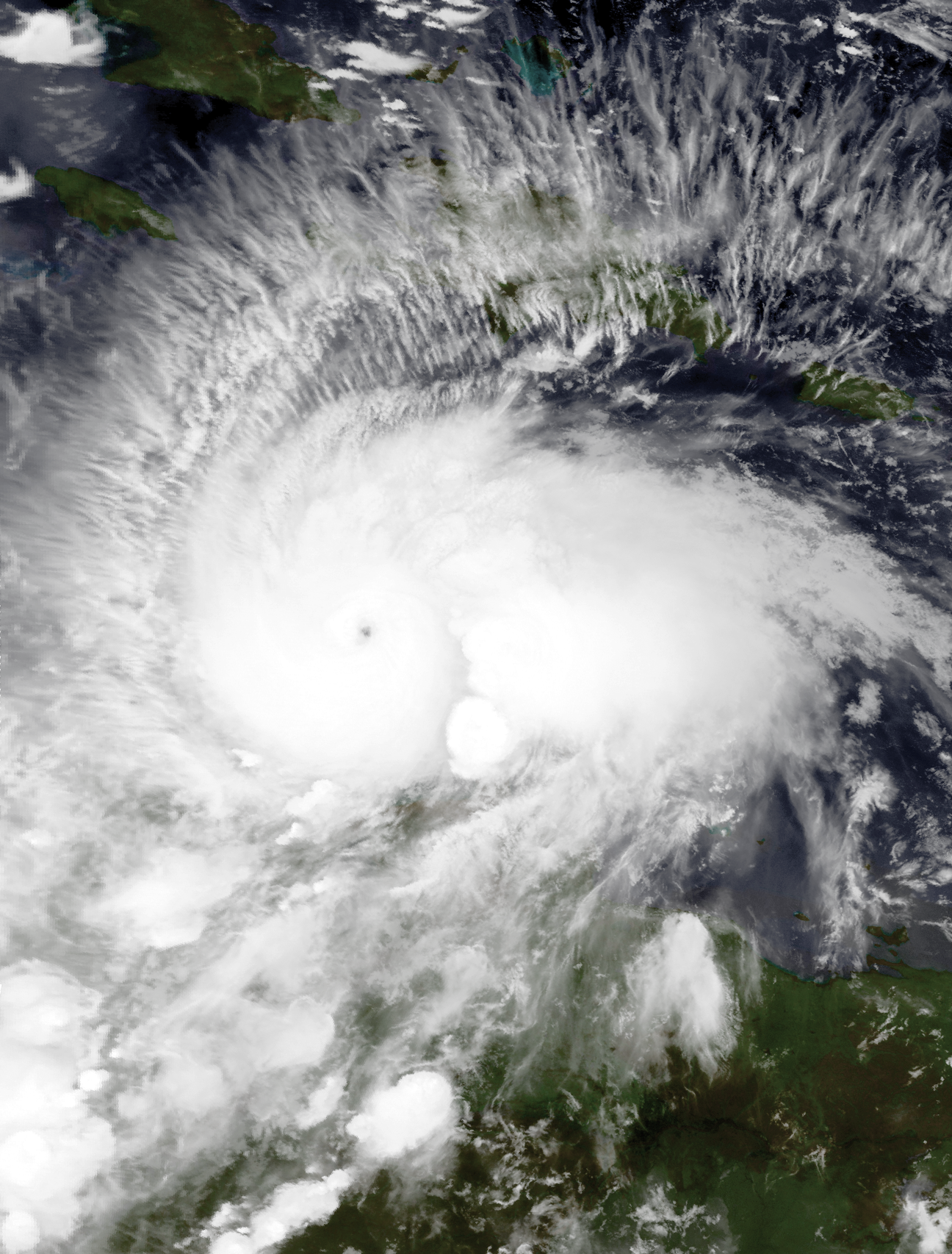 Hurricane Matthew becomes a Category 5 hurricane, making it the strongest hurric