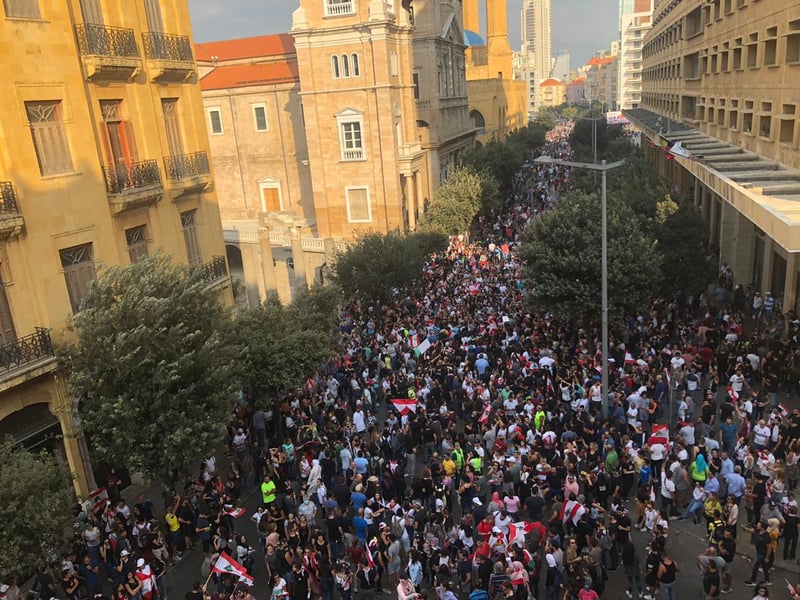 The 17 October Revolution starts in Lebanon.