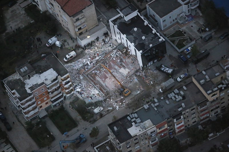 A 5.6 Mw earthquake shakes the Albanian port of Durrës. Forty-nine people are in