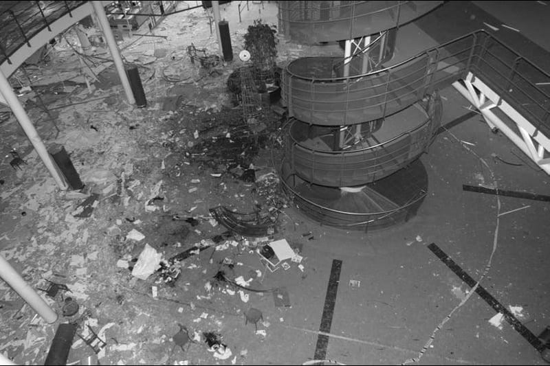A bomb attack in a Myyrmanni shopping mall in Vantaa, Finland kills seven.