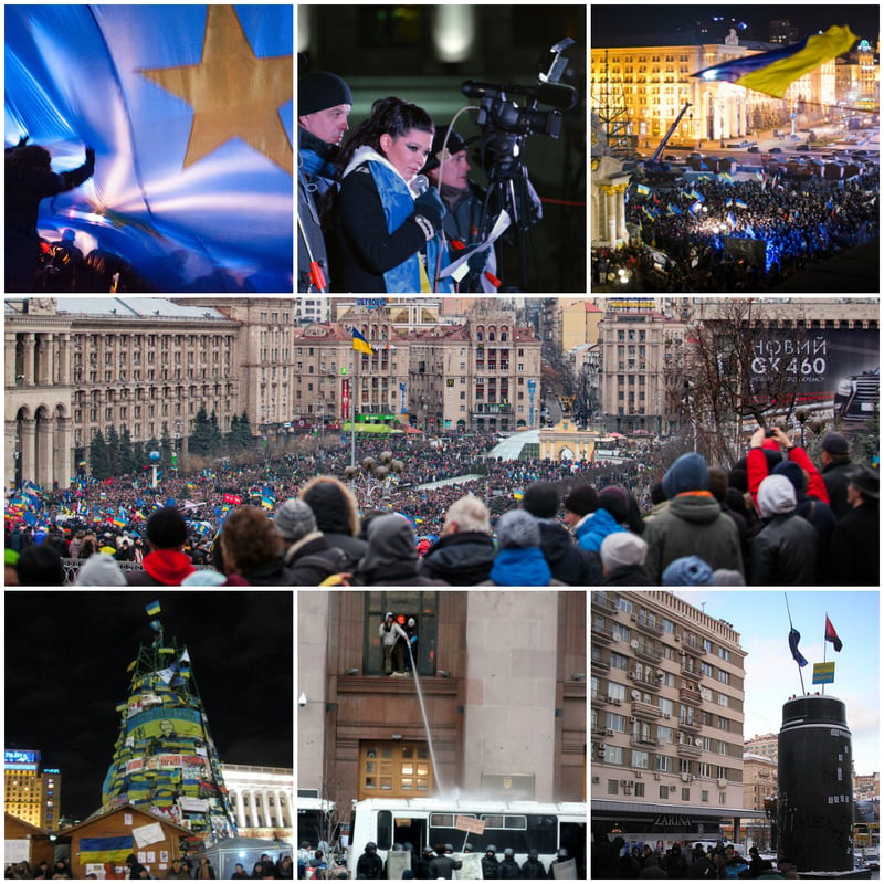 Dozens of Euromaidan anti-government protesters die in Ukraine's capital Kyiv, m