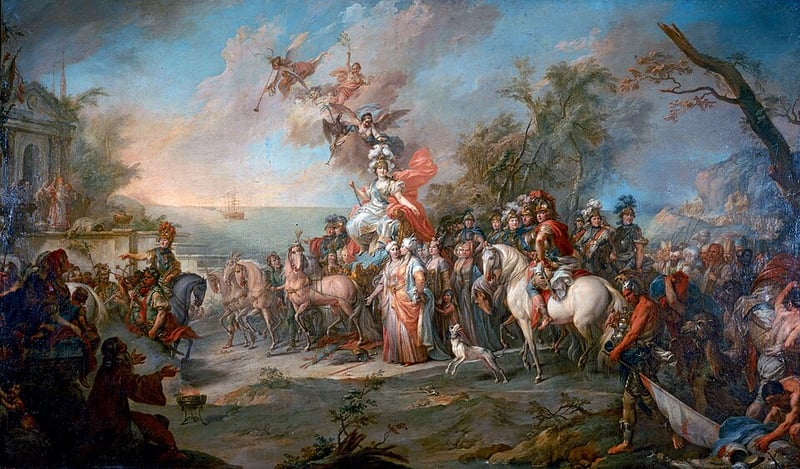 Russo-Turkish War (1768–74): Russia and the Ottoman Empire sign the Treaty of Kü