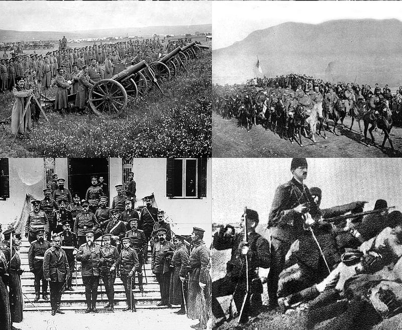 First Balkan War: King Peter I of Serbia issues a declaration "To the Serbian Pe