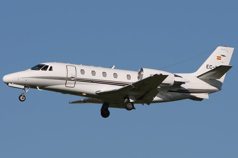 A Cessna Citation Excel crashes in Santos, São Paulo, Brazil killing all seven p