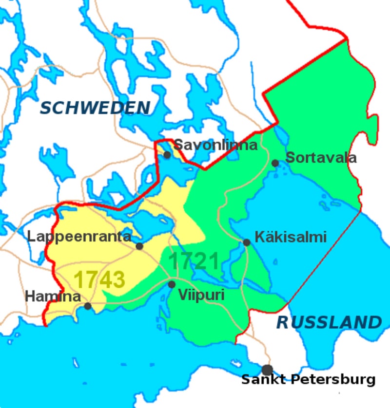 The Treaty of Åbo ended the 1741–1743 Russo-Swedish War.