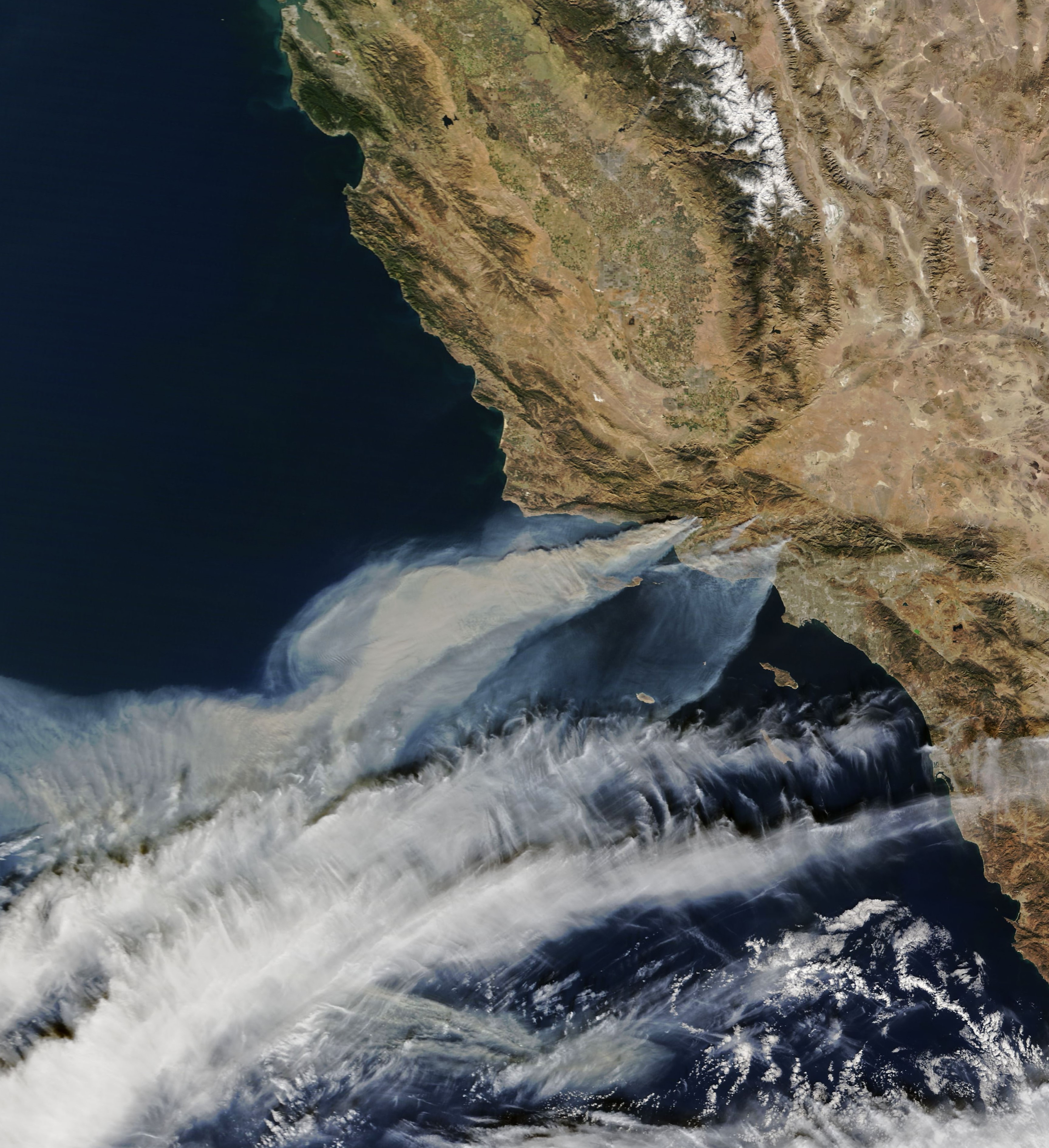 The Thomas Fire starts near Santa Paula in California. It eventually became the 