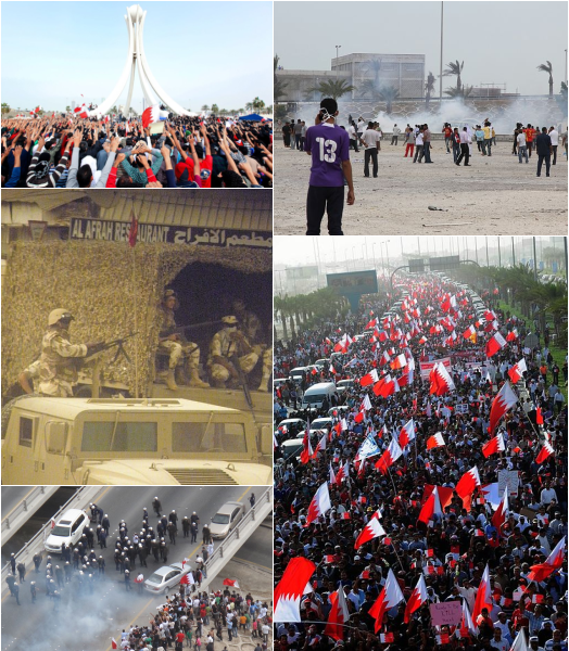 Bahraini uprising: Tens of thousands of people march in protest against the deat