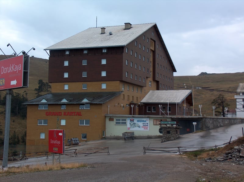 A fire at the Grand Kartal Hotel in the Kartalkaya ski resort in Bolu Province, 