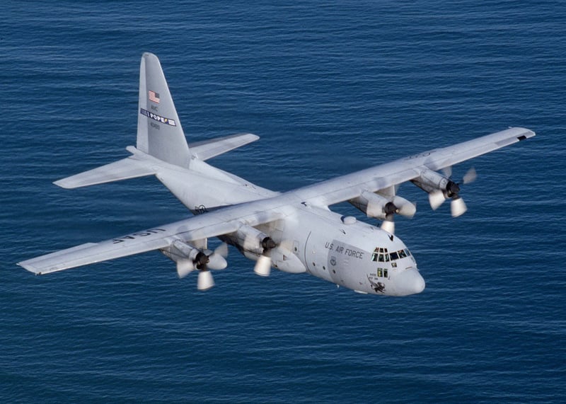 A Hercules C-130 military aircraft with 113 people on board crashes in a residen
