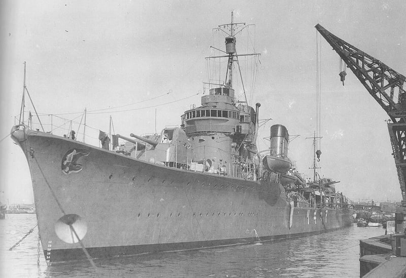 PT-109, the patrol torpedo boat commanded by Lieutenant John F. Kennedy, aboard the transport ship SS Joseph Stanton.