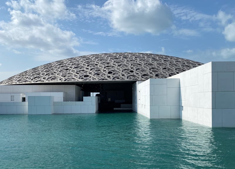 The Louvre Abu Dhabi was inaugurated by the French president Emmanuel Macron and