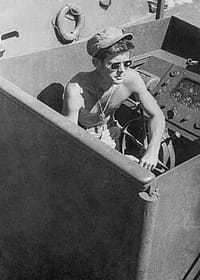 Lt. John F. Kennedy aboard the PT 109 JFKPOF 132 012 p0113 ( )