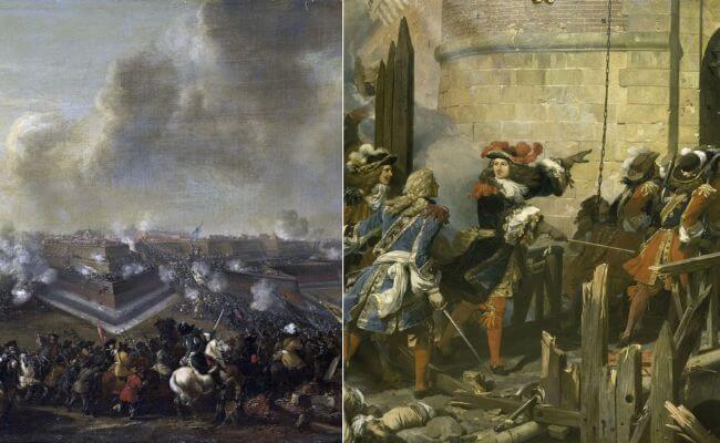 Engraving of the Battle of Konzer Brücke