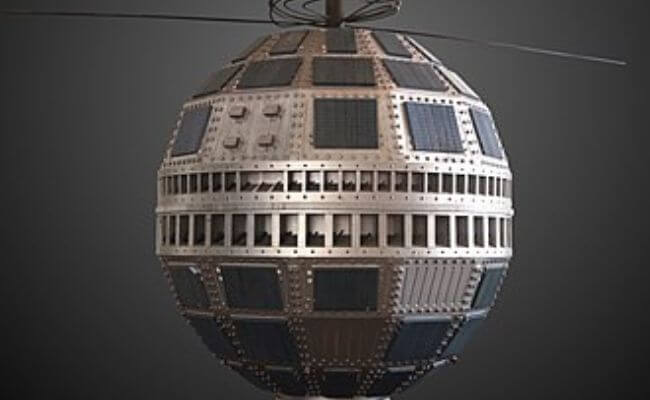 Telstar 1 satellite model