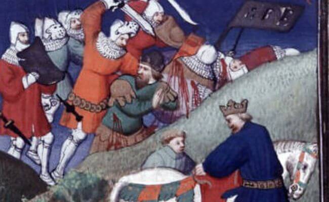 Depiction of the Battle of Manzikert